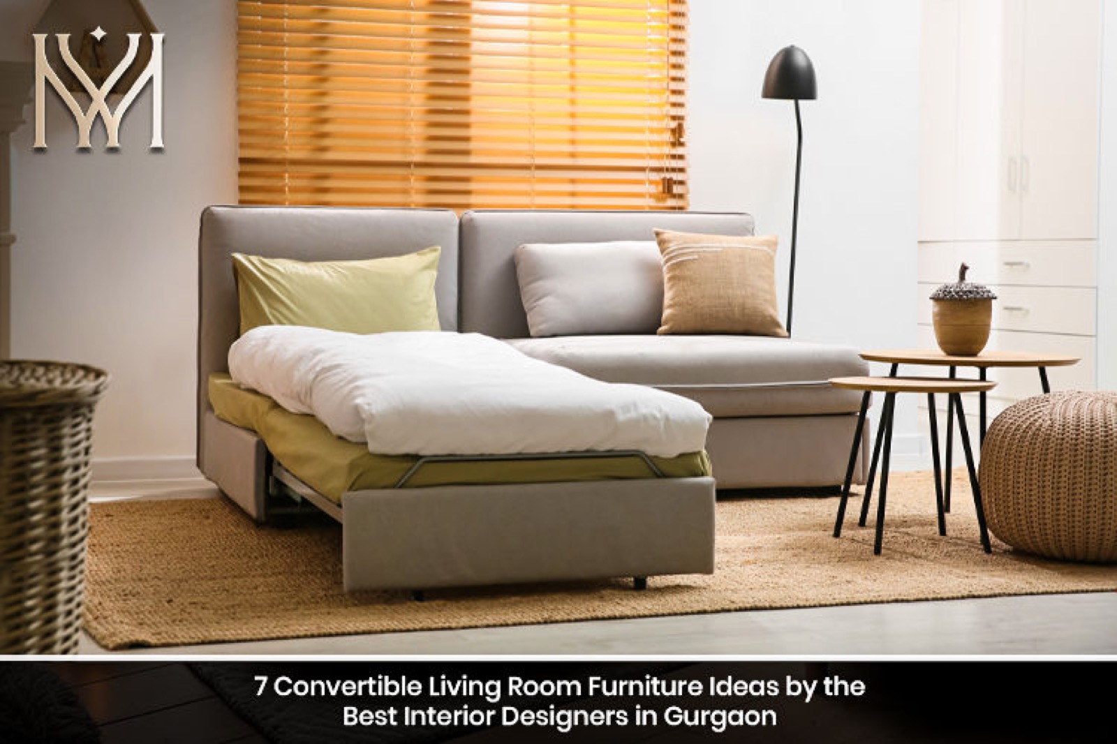 7 Convertible Living Room Furniture Ideas by the Best Interior Designers in Gurgaon