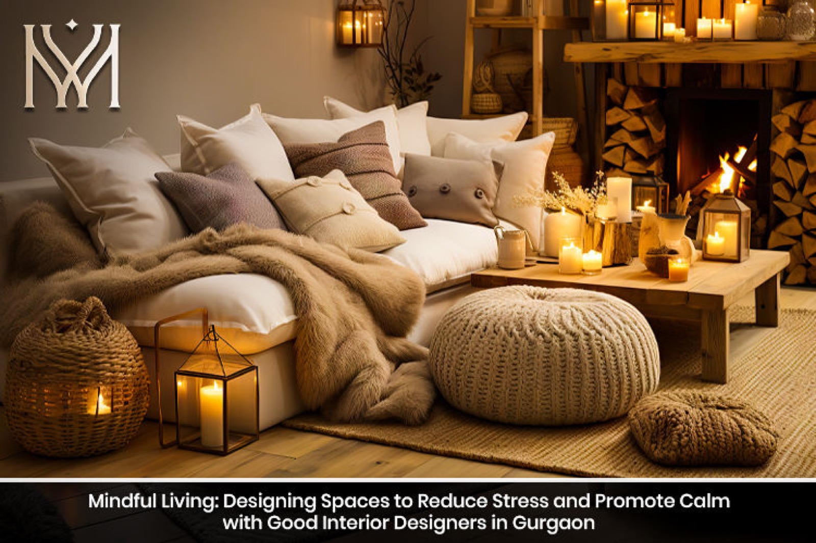 Mindful Living: Designing Spaces to Reduce Stress and Promote Calm with Good Interior Designers in Gurgaon