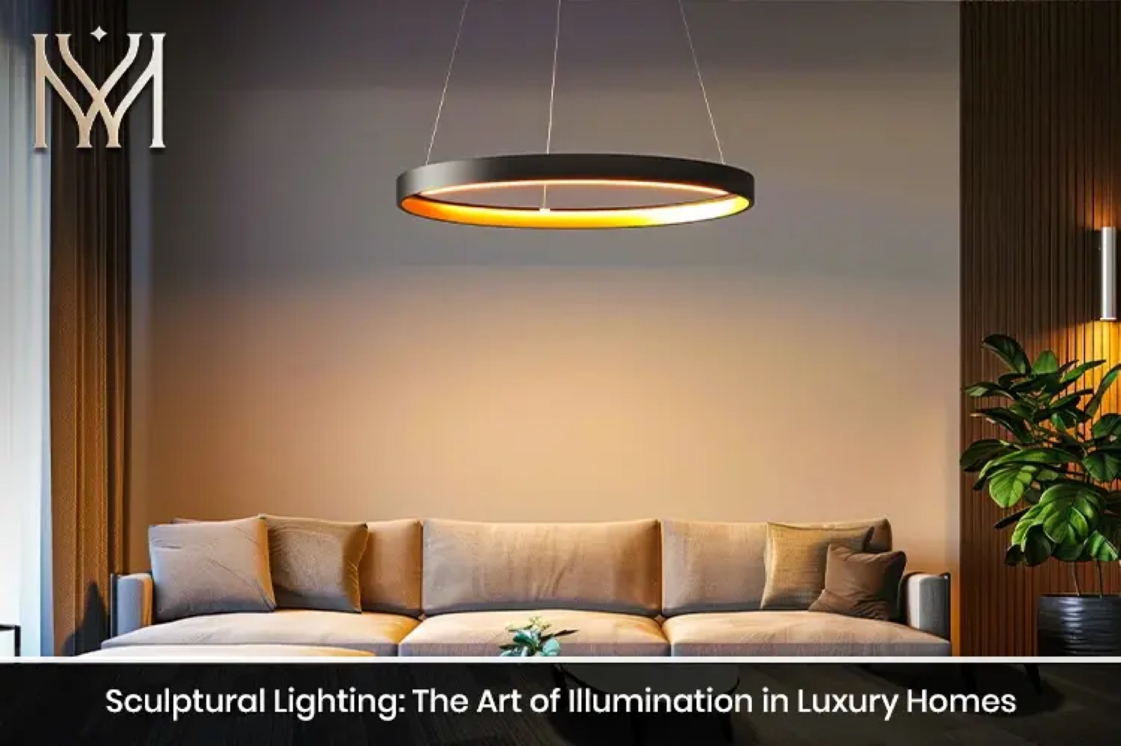 Sculptural Lighting: The Art of Illumination in Luxury Homes